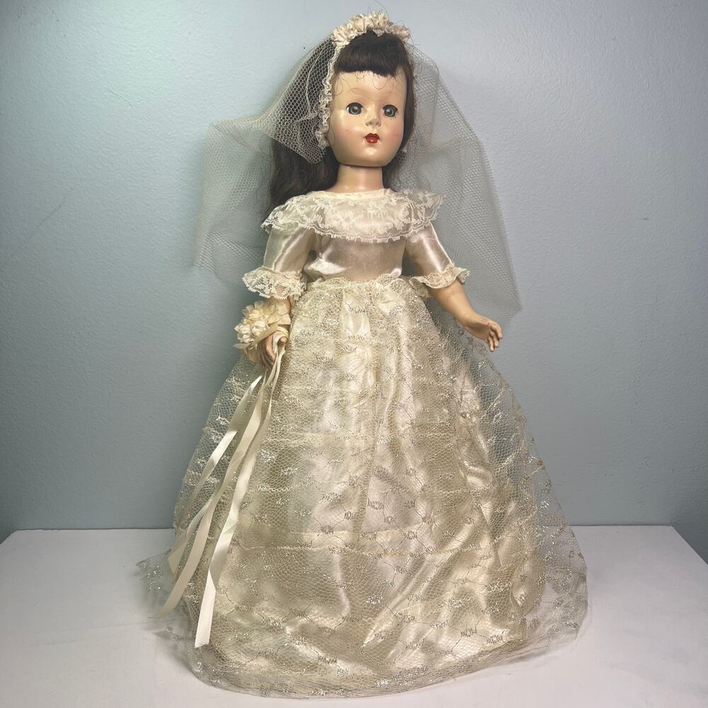 Vintage American Character Sweet Sue Toni Walker Bride Doll 18 Inches Complete